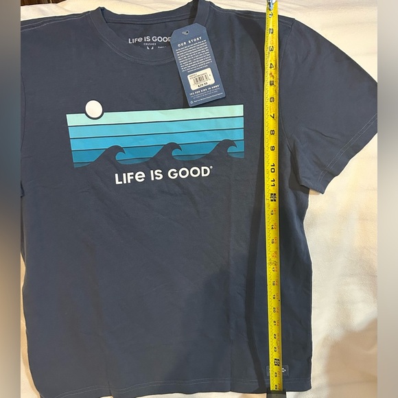 NEW…LIFE IS GOOD brand 4 PIECE SET. Shirt, Hat, Tote and small bag - Picture 3 of 13